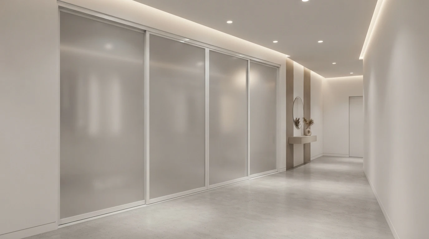 Шкаф-купе в коридор, капучино — фото из галереи работ